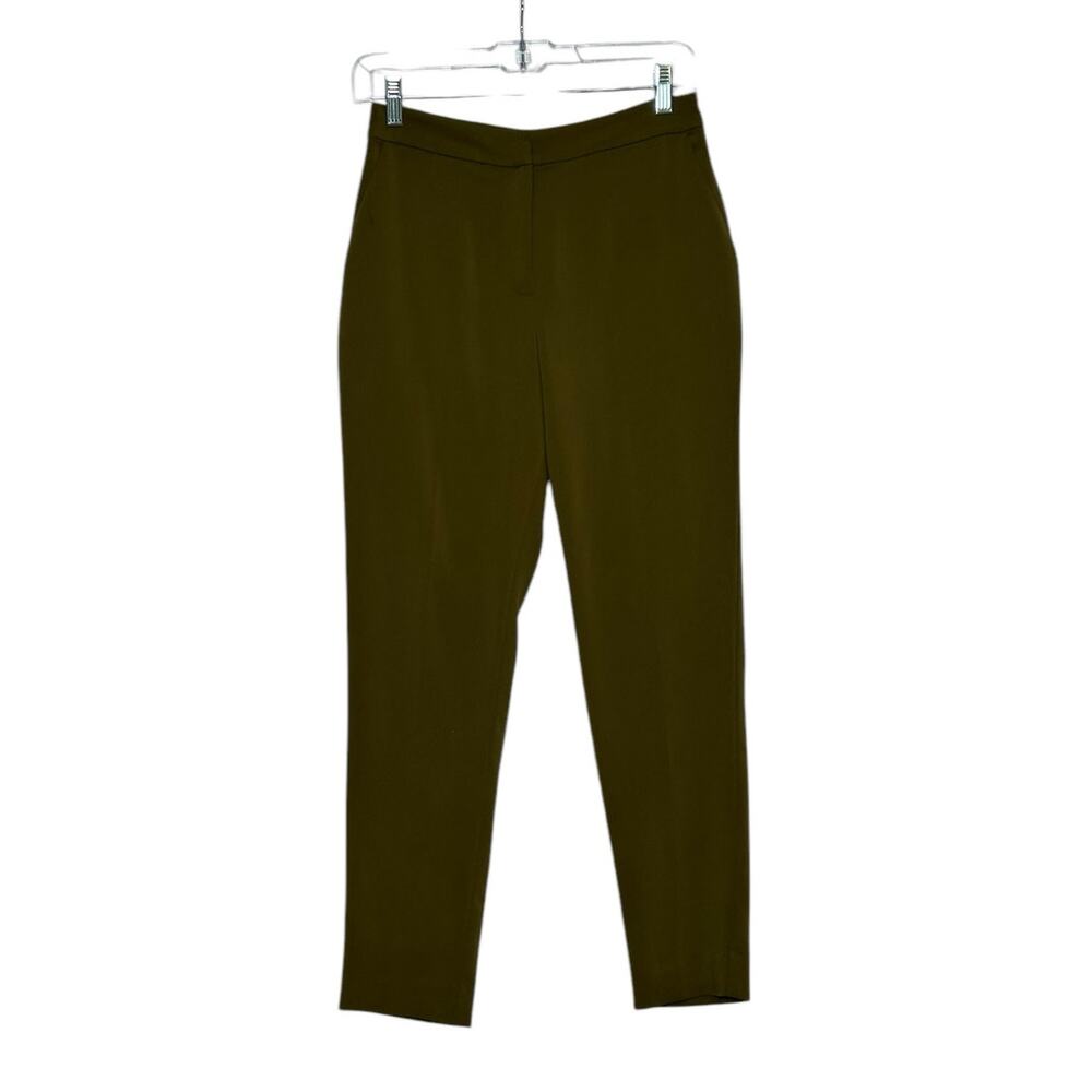 FOREVER 21 green flat front pants size small